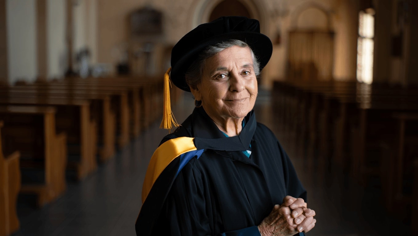 Si laurea a 79 anni: "Non chiamatemi dottoressa, sono maestra"